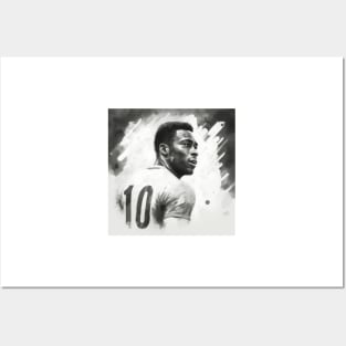 Pele - The number 10 Posters and Art